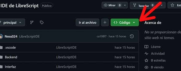 Repositorio de librescript codigo
