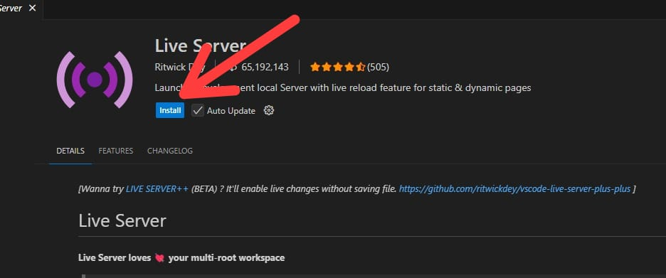 Instalando Live Server